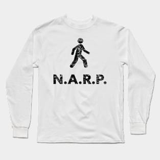 Distressed NARP Long Sleeve T-Shirt